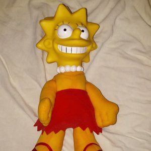 Lisa Simpson Doll Vinyl 1990 20th Century Fox The Simpsons - Vintage 8 inches